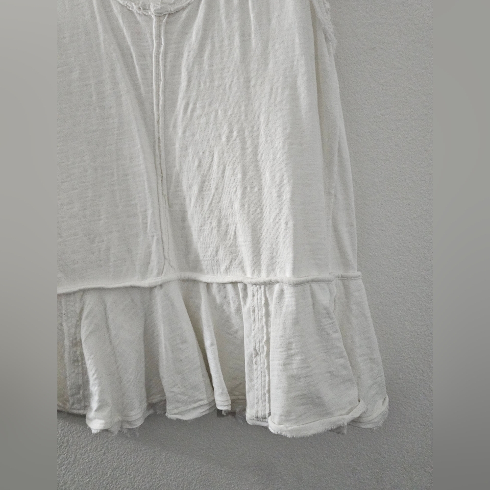 We The Free White Sleeveless Tiered Tank Top - Picture 11 of 13